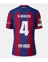 Barcelona Ronald Araujo #4 Domácí Dres 2023-24 Krátký Rukáv